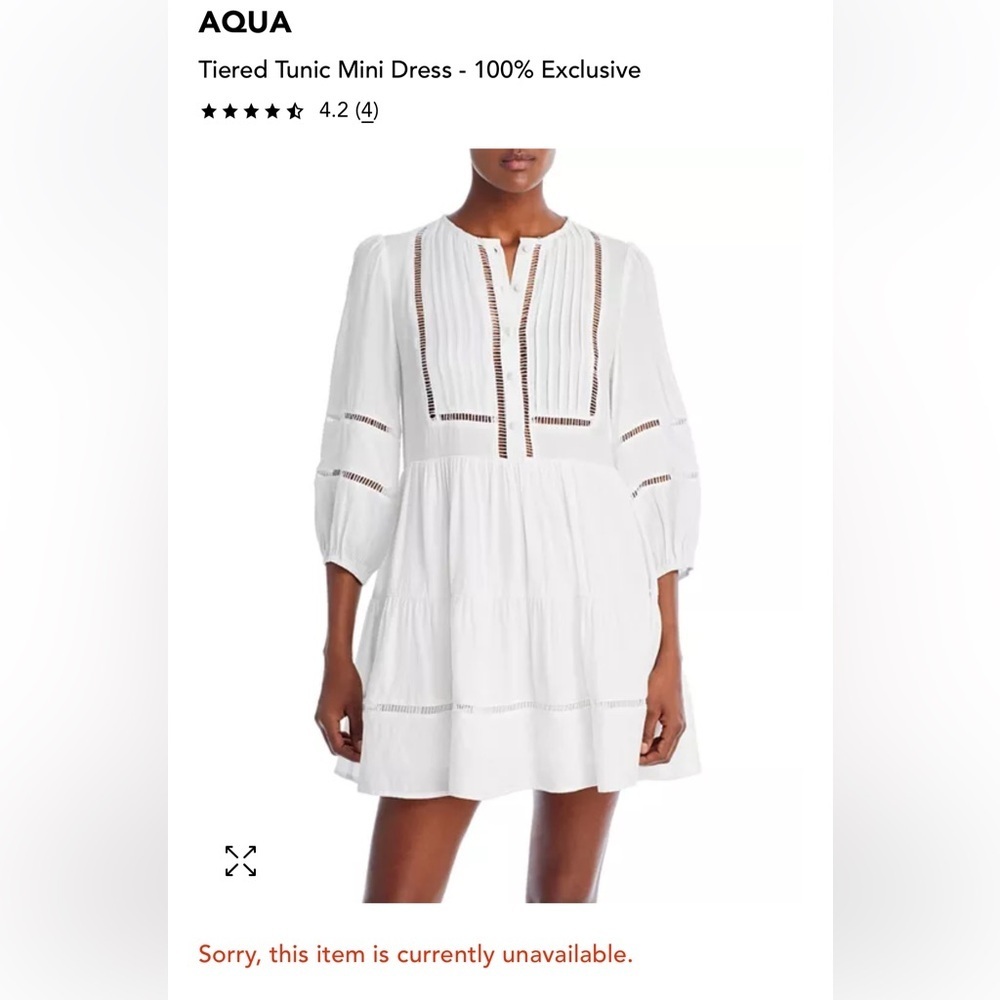 Aqua White Ruffled Tiered Sundress